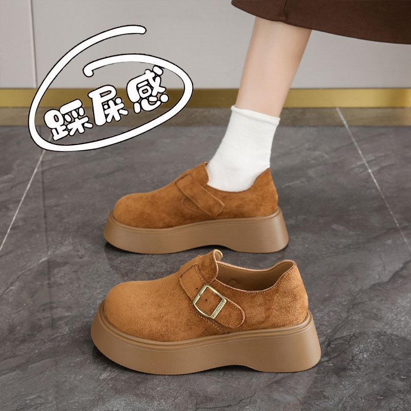 全包一脚蹬可踩孕妇乐福鞋软底