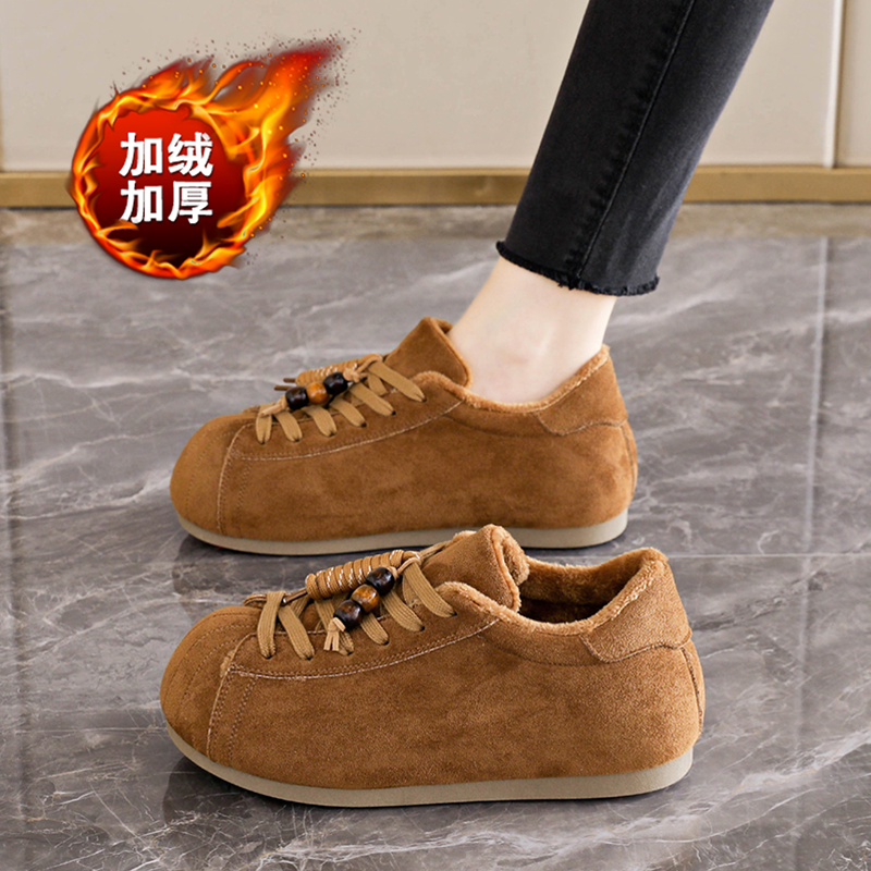 舒适百搭妈妈鞋平底阿甘鞋