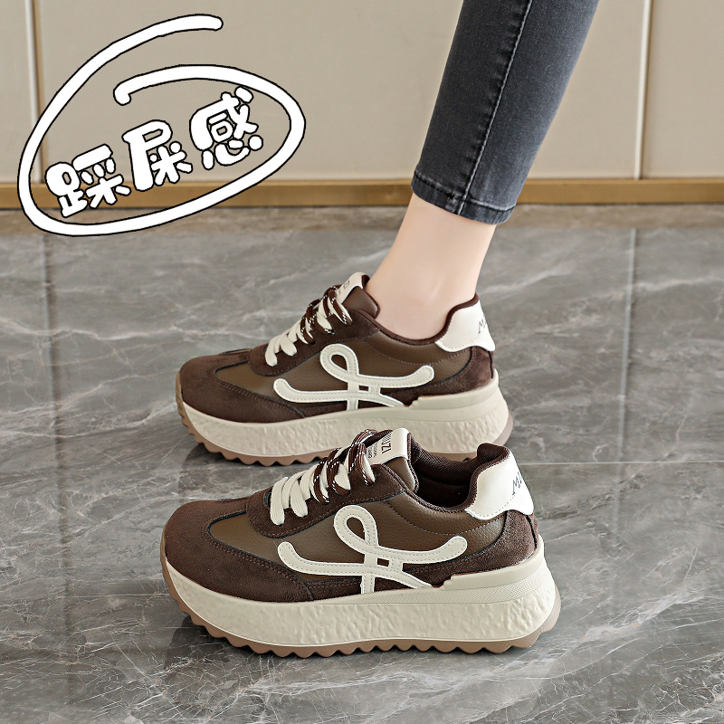 休闲阿甘运动鞋厚底显脚小老爹鞋