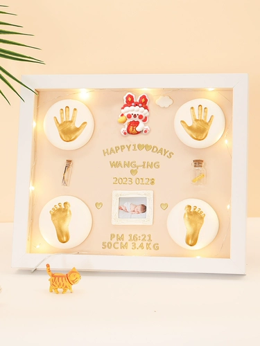 Детские отпечатки рук и ног, чернильная подушечка, сувенир ручной работы, фоторамка для новорожденных для младенца