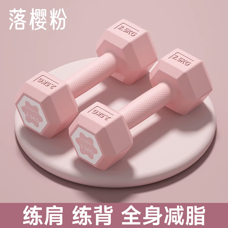 哑铃女士健身家用2KG2.5公斤一对图片