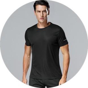 运动短袖紧身衣男篮球服T恤速干背心上衣高弹健身服套装训练衣服