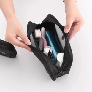 超值 网纱旅行口红化妆品化妆袋洗漱收纳包 便携化妆包大容量新款