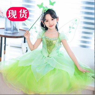 外贸圣诞节表演服青蛙王子与公主cosplay蒂安娜公主裙演出服SB32