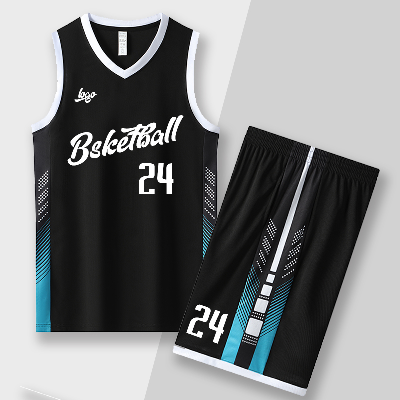 篮球服套装定制男团购黑色比赛个性球衣学生组队儿童打球队服印字