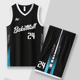 篮球服套装定制男团购黑色比赛个性球衣学生组队儿童打球队服印字