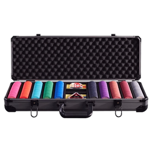 BR佰偌高端定制德州扑克陶瓷筹码币套装高端防伪定做德扑专用43mm