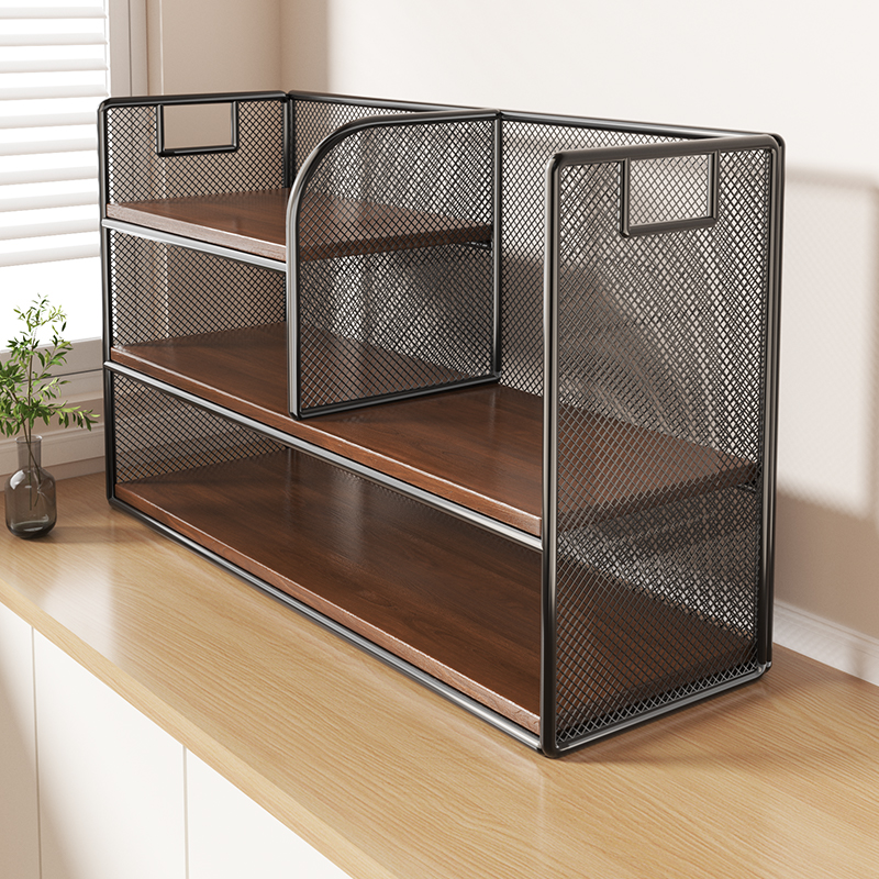 桌面置物架餐桌上水杯收纳层架零食架子客厅厨房台面多层小型整理