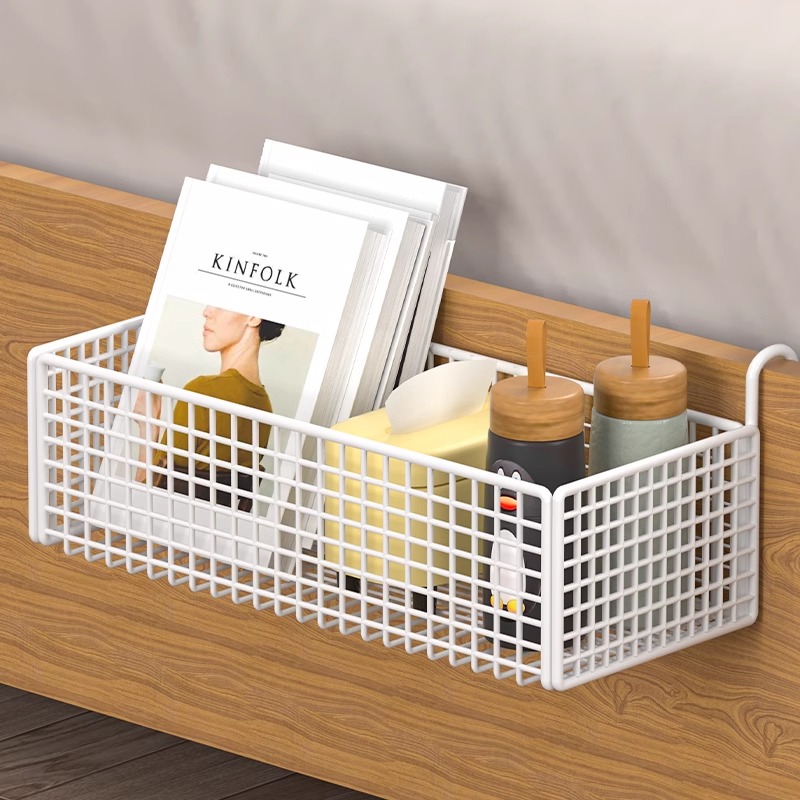 办公室置物架工位整理神器桌面挂篮悬挂式宿舍桌上台面用品盒