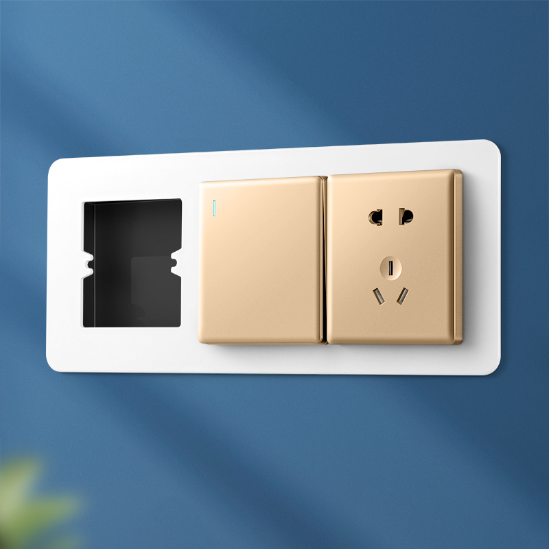 86型开关插座面板垫遮丑盖板底盒加大加宽挡板暗盒开大了开关贴