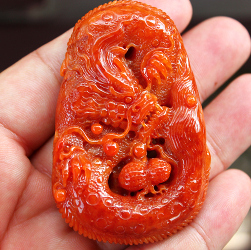 老坑种满色红翡天然龙牌翡翠a货