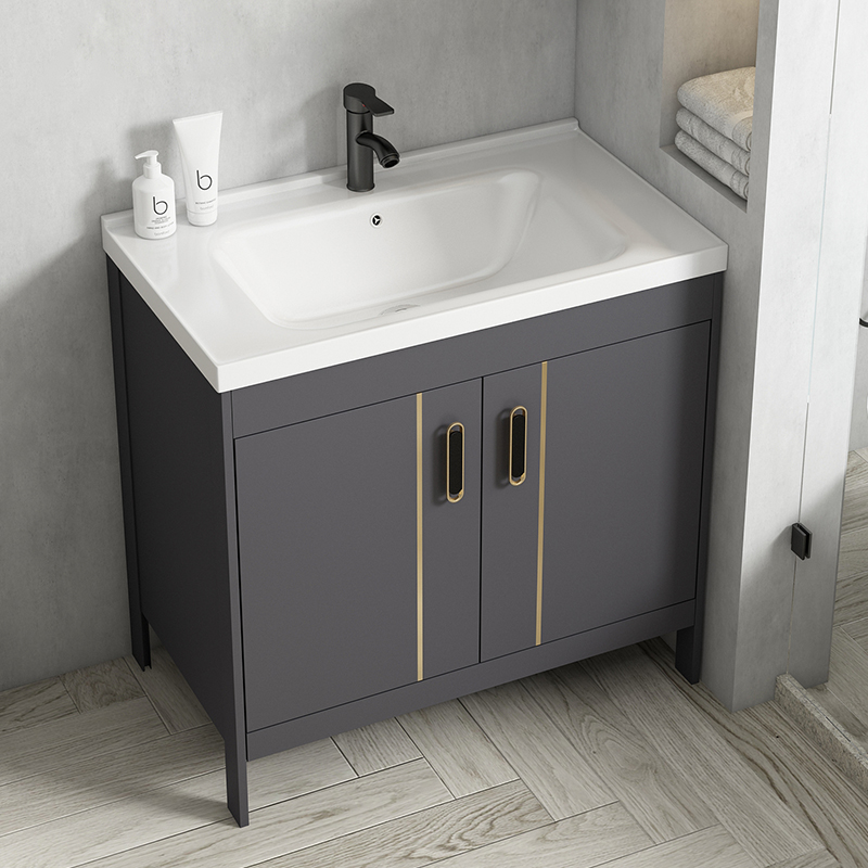 太空铝陶瓷盆一体简约容量大