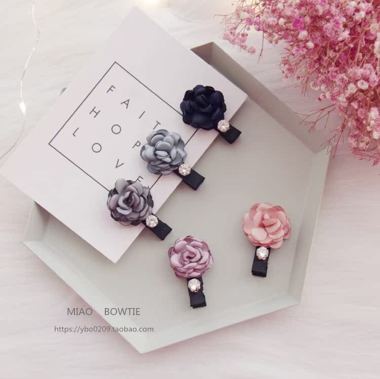 【MIAO BOWTIE】韩国进口烧边花发夹手工制作发夹女童刘海夹在类目 饰品/流行首饰/时尚饰品新, 发饰中 - 来自Buy2taobao.com提供专业的淘宝代购服务