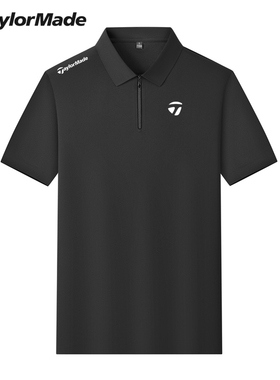 Taylormade泰勒梅高尔夫夏季男装无痕速干短袖polo衫运动休闲t恤
