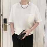 T8031-P48控68宽松简约款百搭男士短袖T恤时尚休闲体恤衫潮流半袖，男装T恤，星座1101-1