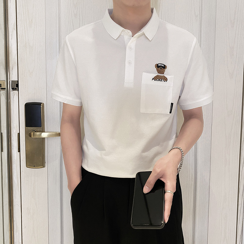 PL1135-P58控782025春夏新款韩版POLO衫男士短袖翻领T恤保罗衫,男装T恤,星座1101-1