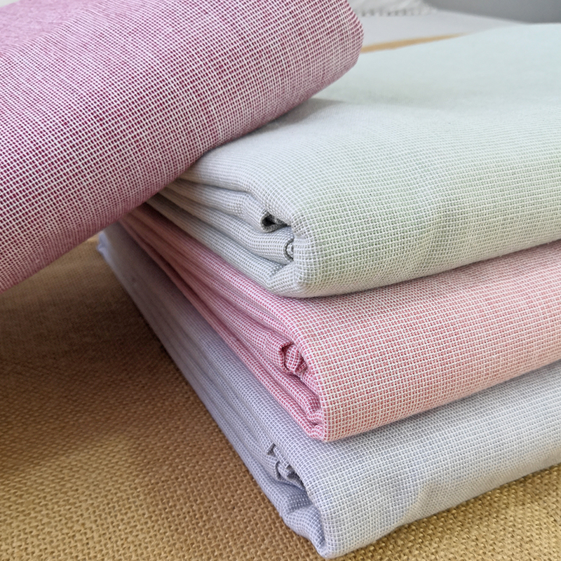 纯棉老粗布床单单件三件套