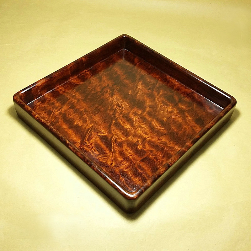 花梨原木挖制正方形实木茶盘托盘传统手工生漆茶具红木香盘文盘,餐饮具,茶托,淘宝优惠券,粉丝福利购,淘宝优惠卷