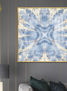 欧式晶瓷画淡紫色绚丽简约装饰画 样板房别墅高端水晶画挂画壁画