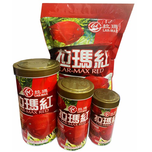 血鹦鹉鱼食增红增色鱼料拉玛红