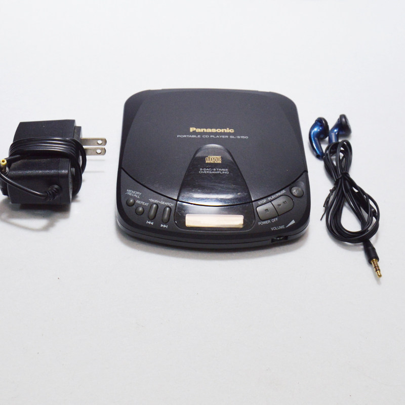 2手纯日产HIFI发烧松下SL-S150CD随身听cd机双DAC解码日版
