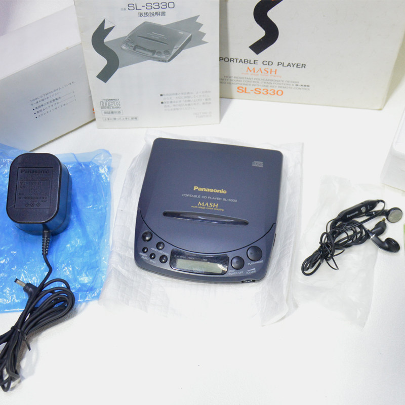非全新日本商场展示机CD随身听CD机小台机松下S系列收藏S330