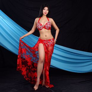 潮舞妃肚皮舞表演服演出服鼓舞长裙2020新款量身定制