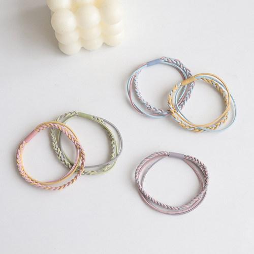 发圈简约气质可爱皮筋扎马尾基础