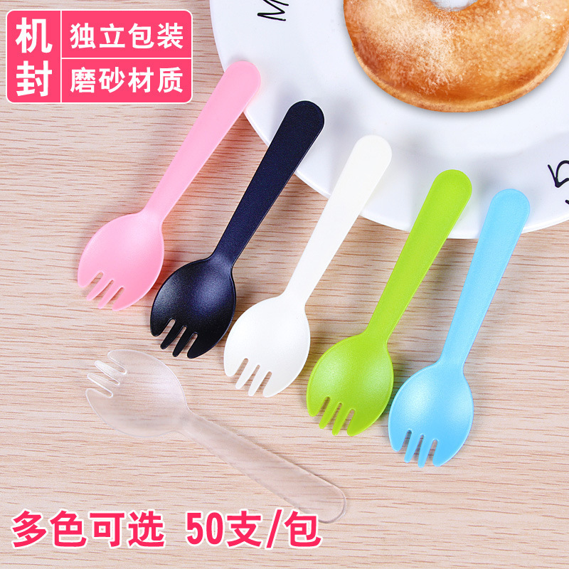 一次性塑料勺子蛋糕冰淇淋