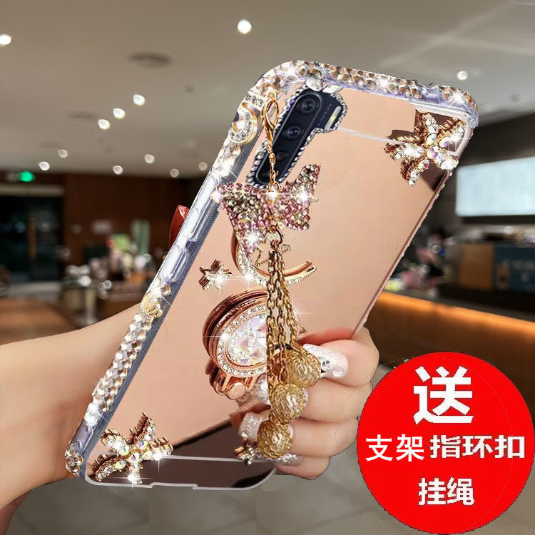 适用于oppoA91手机壳PCPM00手机套A91镜面水钻的保护套a91女网红