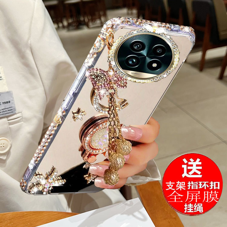 适用于 真我13pro十手机壳realme13por至尊版保护硅胶套RMX3920水钻防摔RMX3989软oppo镜面