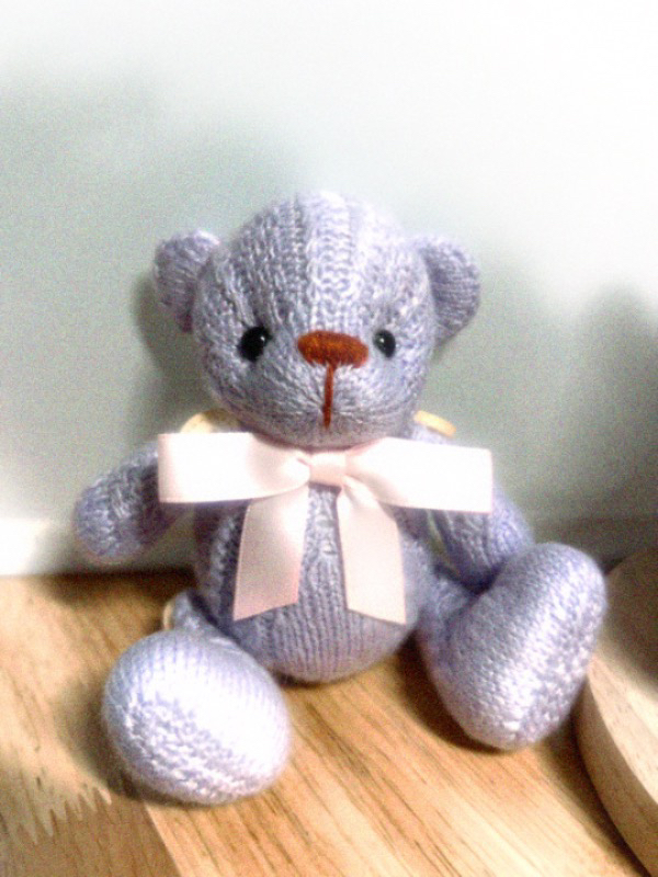 哄哄自己的礼物【现货】棒针玩偶奥斯汀熊麻花熊玩偶成品棒针熊