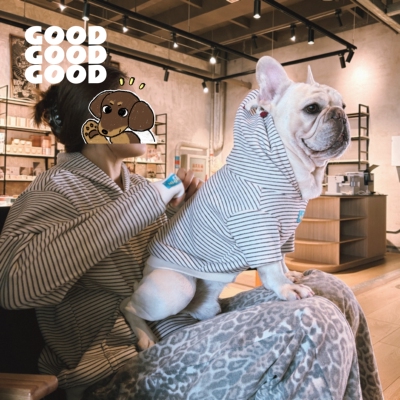 GOODNIGHT晚安法斗巴哥柯基法斗衣服秋冬狗狗衣服保暖加绒卫衣
