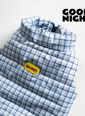 GOODNIGHT晚安法斗巴哥柯基法斗衣服秋冬狗衣服保暖马甲外套棉服