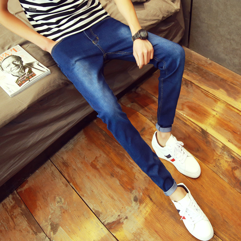 Jeans pour adolescent pieds Slim pour Quatre saisons - Ref 1467720 Image 5