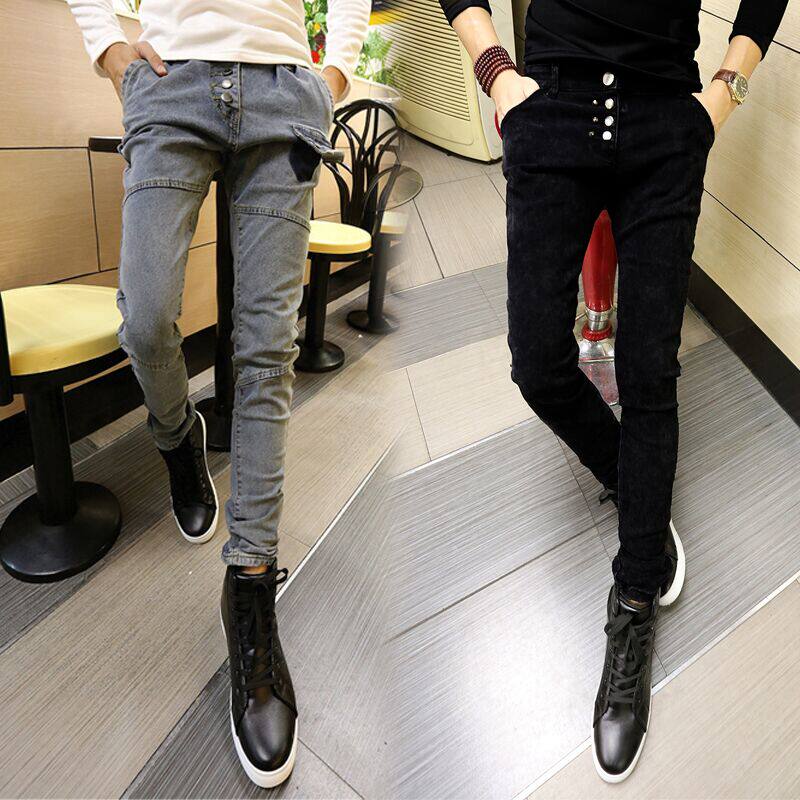 Jeans pour adolescent pieds Slim pour Quatre saisons - Ref 1467723 Image 1