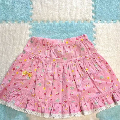 软妹RichGirl少女日系软妹可爱印花长袖T恤新款女儿服蝴蝶蛋糕裙