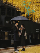 影楼新款 秋冬大衣学院风电影感治愈外景雪景写真 情侣主题服装