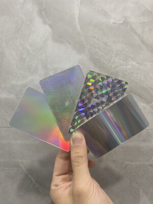 空白明星小卡咕卡装饰镭射diy纸