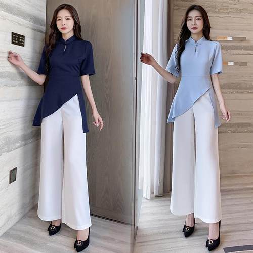 足疗店2025年新款工服美容院工作服女高端养生馆足疗师足浴女技师