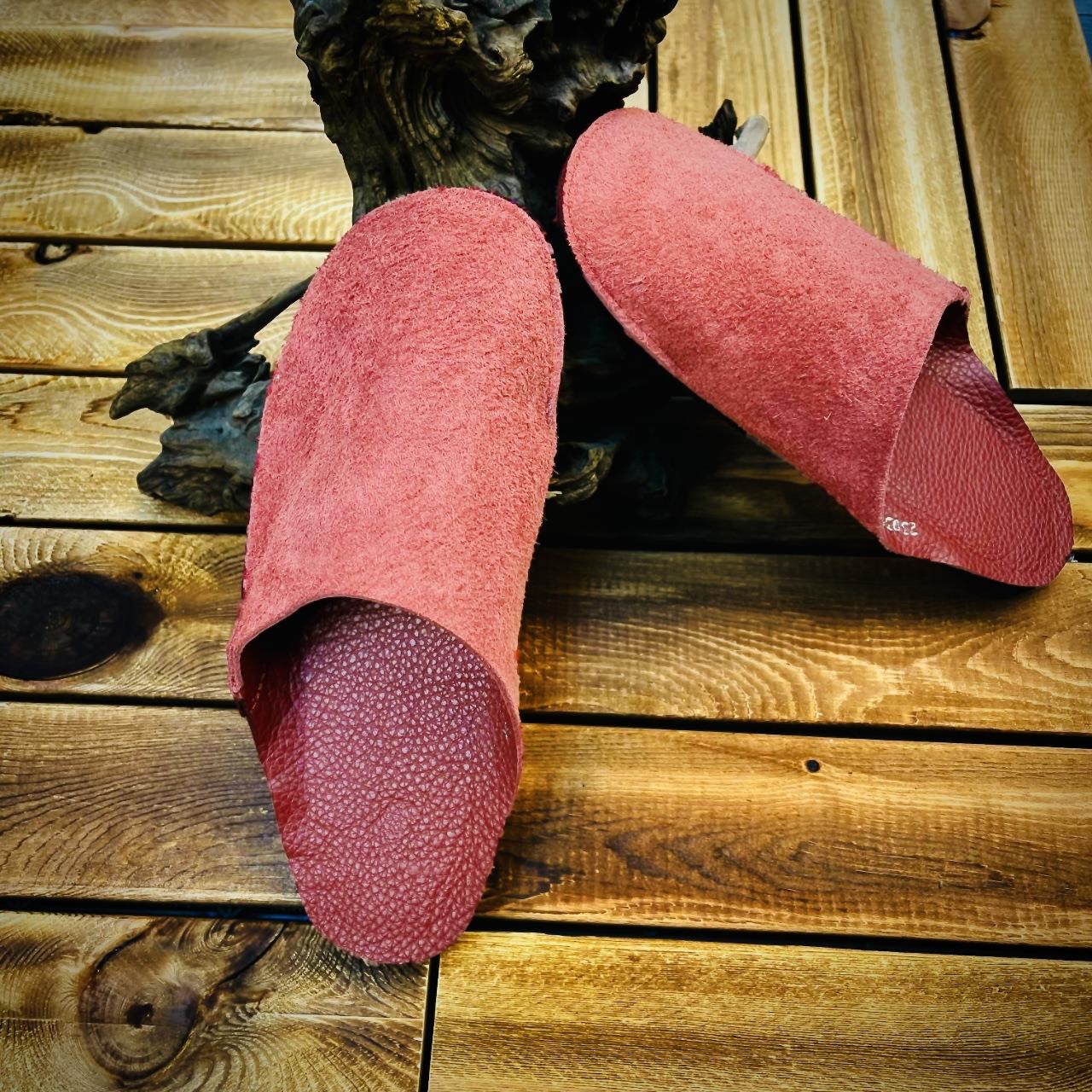 东莞外贸鞋2025新款头层牛皮半拖鞋休闲百搭舒适加厚软底平底凉拖