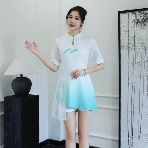 2025新款足疗沐足技师工作服女足浴养生馆spa会所裙裤气质裙套装