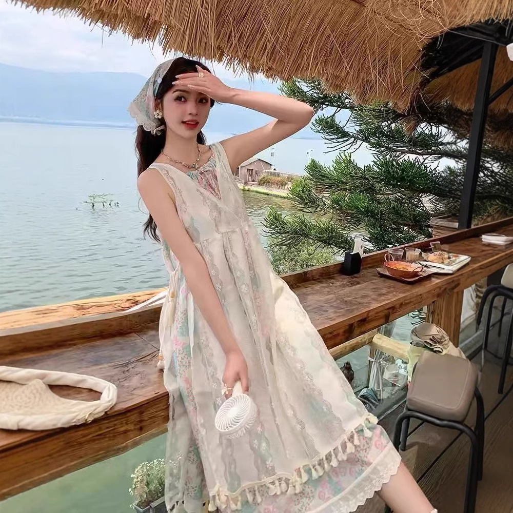 碎花連衣裙套裝女夏2024