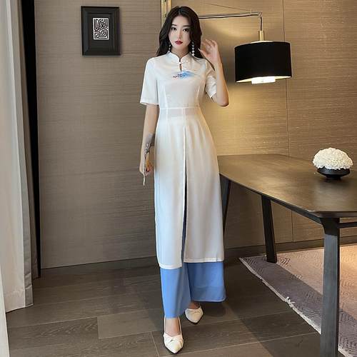 新中式改良足疗技师工作服按摩洗浴spa会所工衣女款爆款2025新款