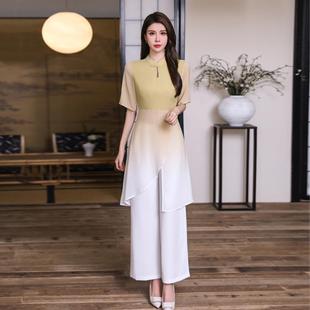 足疗工装 美容师采耳师制服养生会所技师工作服套装 新款 A9025夏季