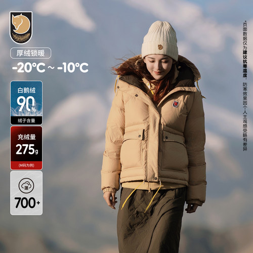 北极狐户外运动透气羽绒服