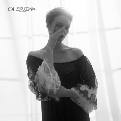 睡裙CABRIDA/嘉德丽亚圆领