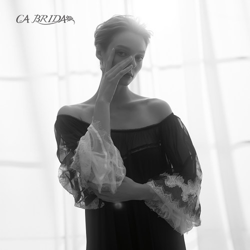 睡裙CABRIDA/嘉德丽亚圆领