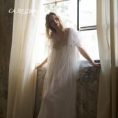 BRIDA 梦中维纳斯 春夏新品 法式 复古点网纱公主睡裙P108