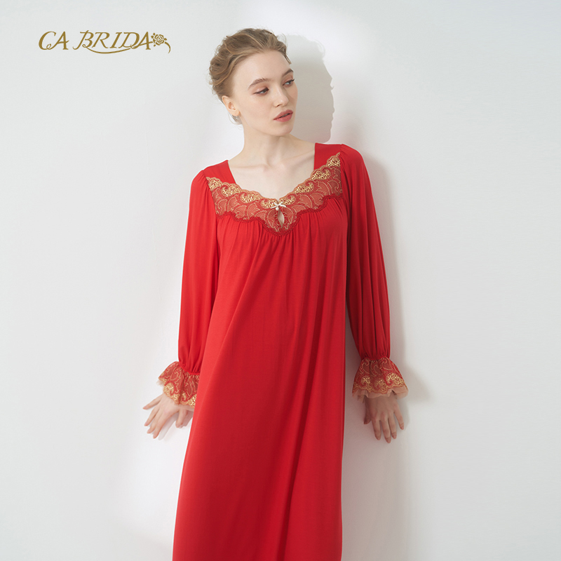 CABRIDA/嘉德丽亚法式经典睡裙